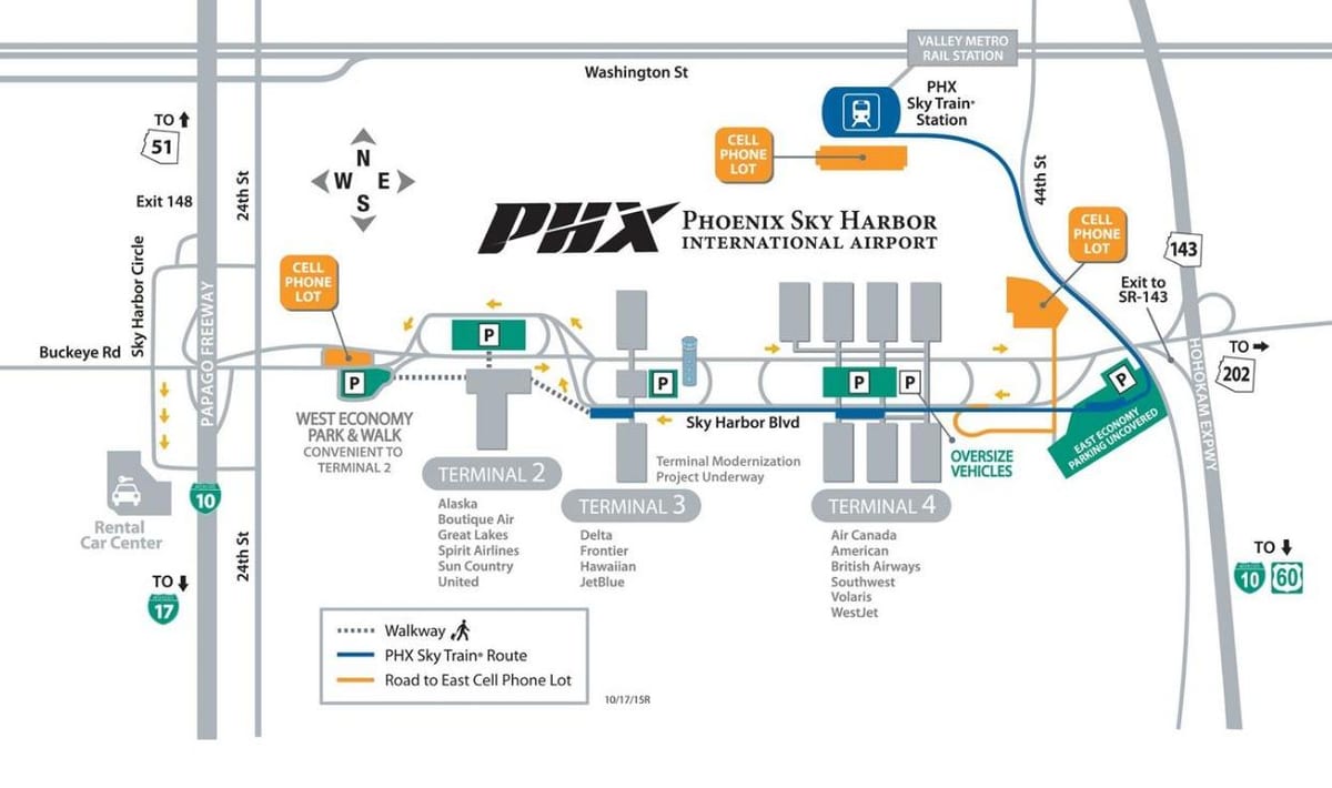 harta e sky harbor