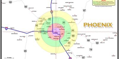 Harta e Phoenix zonë