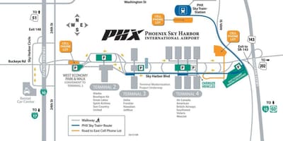 Harta e sky harbor