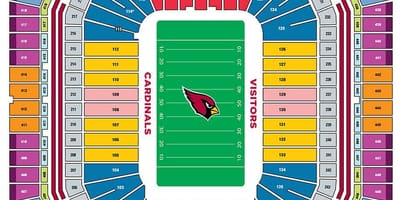 Harta universitetin e Phoenix stadiumin
